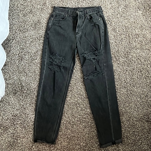 American Eagle Outfitters Denim - LIKE NEW grey mom jeans